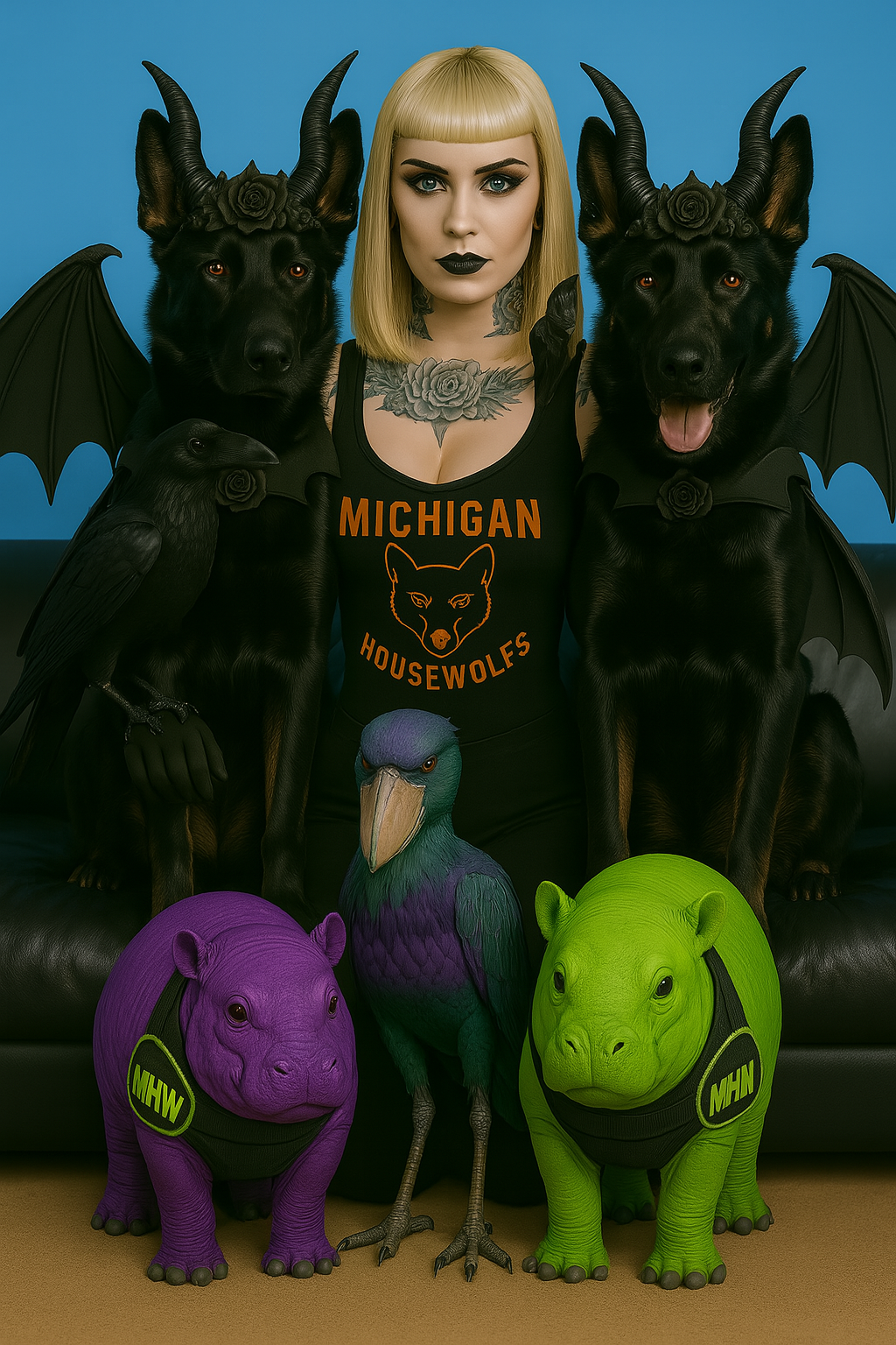 First Arrival of Lily and Herman