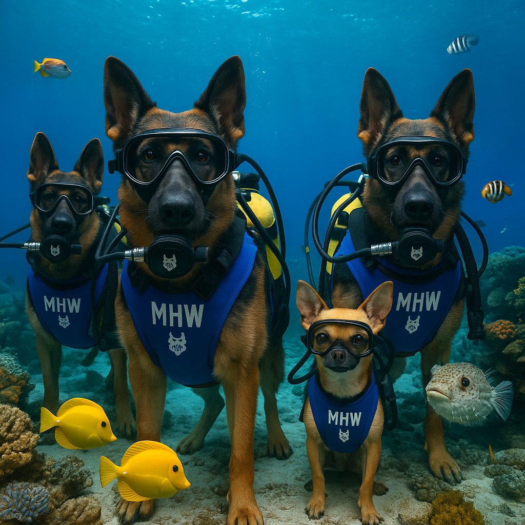 Scuba Dog Formation